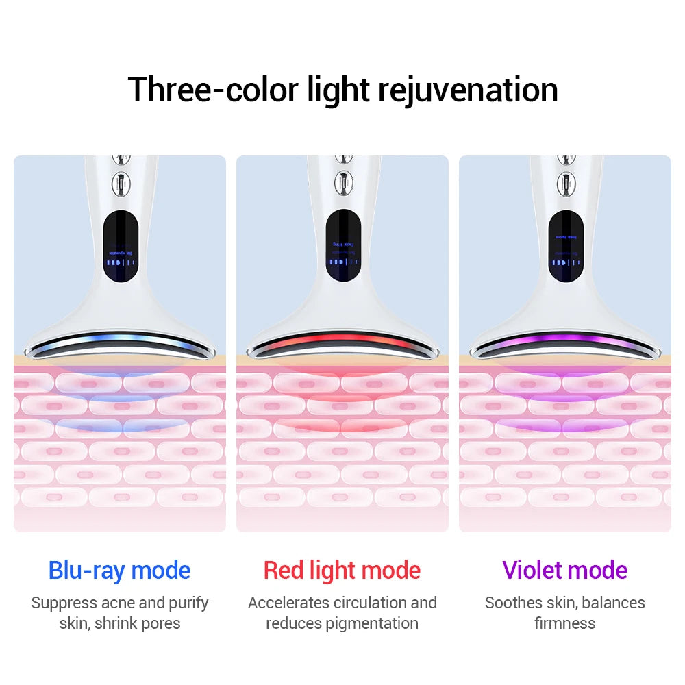 EMS Face Lift | LED anti Wrinkle Skin Tightening Facial Massager