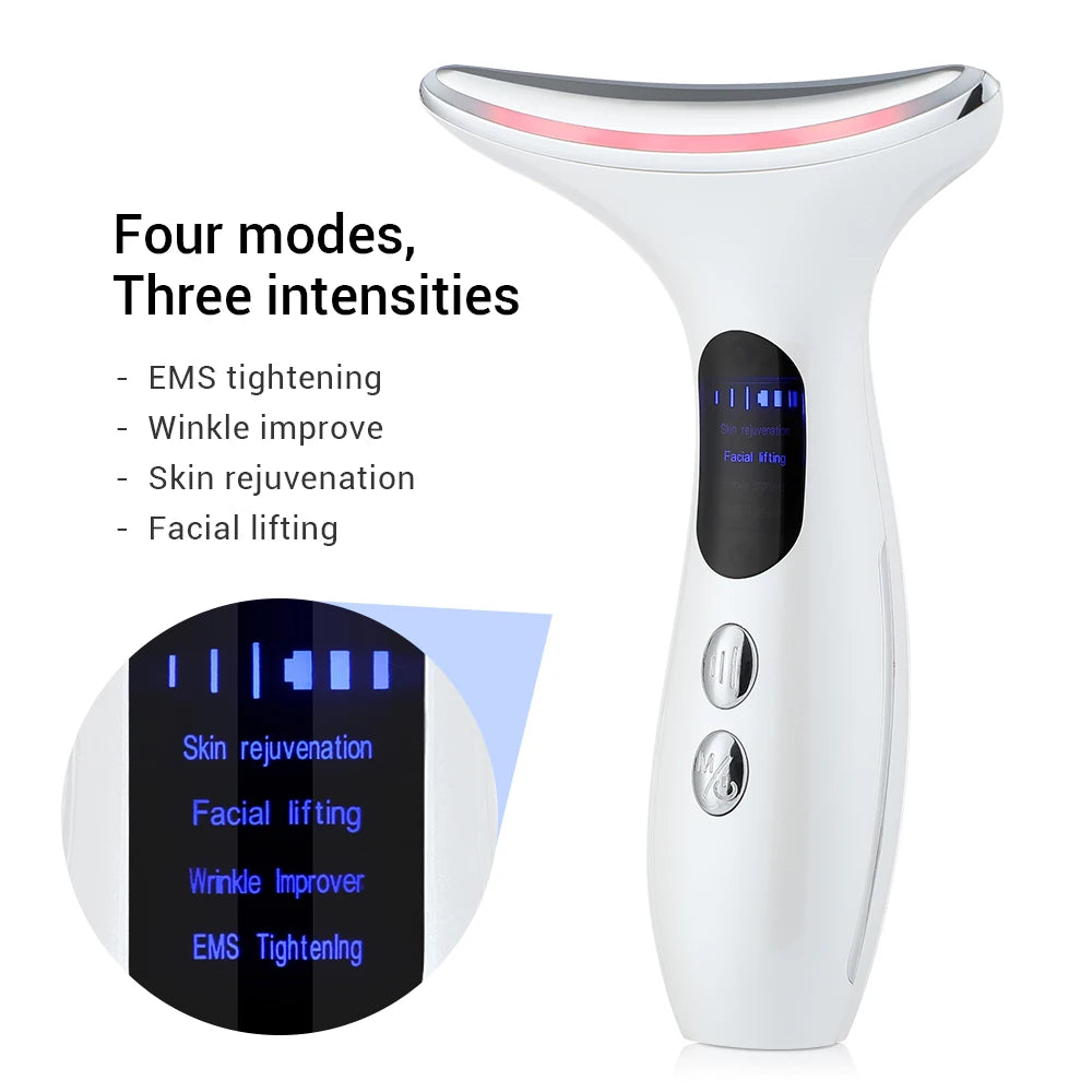 EMS Face Lift | LED anti Wrinkle Skin Tightening Facial Massager